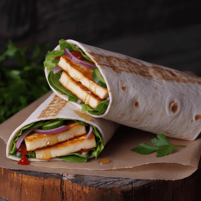 Halloumi Wrap