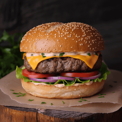 Gourmet Cheese Burger